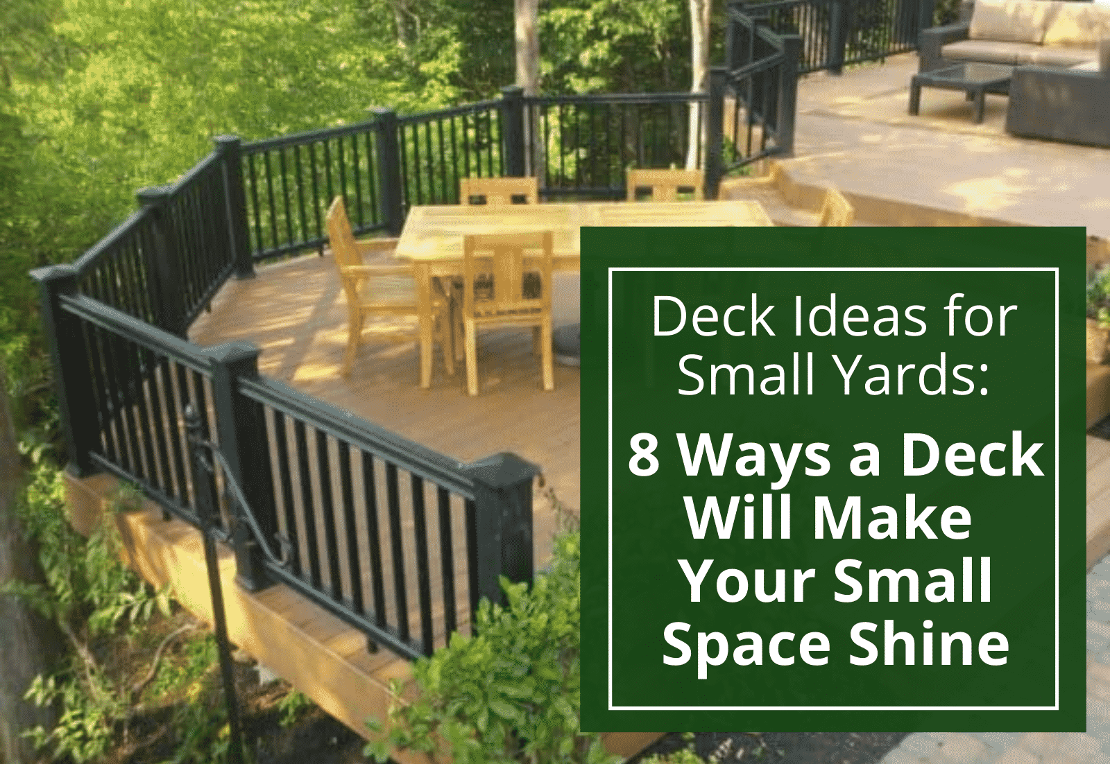 deck ideas for small yards
