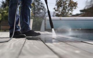 power washing your deck