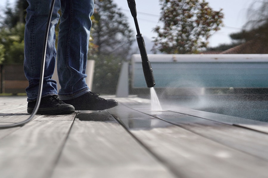 power washing your deck
